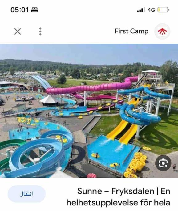 Villa Swden Sunne Esterno foto